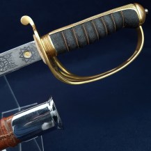 British 1892 Pattern Royal Army Medical Corps Officers Sword of Lt Col Richard George Hanley 07